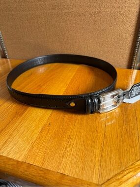 NWT Stacy Adams Men’s Black Leather Dress Belt Size 36 SA504-001